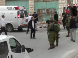 palestinien tué à sang froid crime de guerre israel