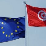 UE-Tunisie drapeaux