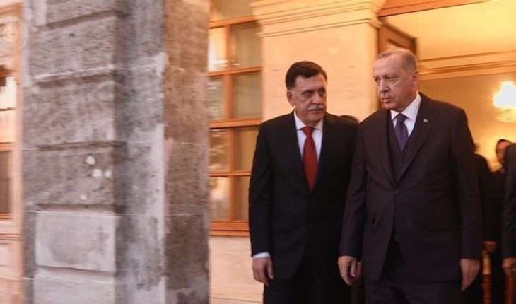 الإخواني التركي أردوغان يعلن أنه سيدعم حكومة السراج في ليبيا حتى السيطرة على البلد بأكمله