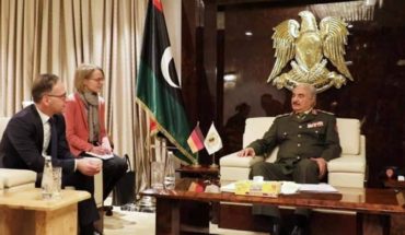 المشير خليفة حفتر يستقبل وزيري خارجية ألمانيا الجزائر