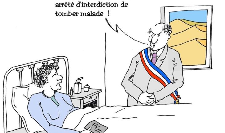 France : neuf maires interdisent à leurs administrés de tomber malades