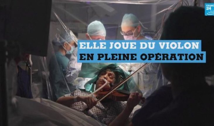 Grande Bretagne: une musicienne joue du violon alors qu’elle subissait une opération du cerveau