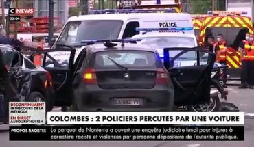 France : Un automobiliste de Daech fonce sur deux motards de la police à Colombes France : Un automobiliste de Daech fonce sur deux motards de la police à Colombes