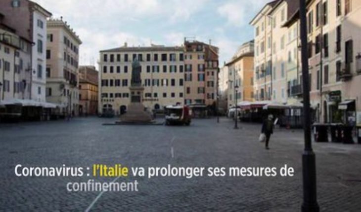 Covid-19 : l’Italie prolonge le confinement jusqu’au 3 mai prochain