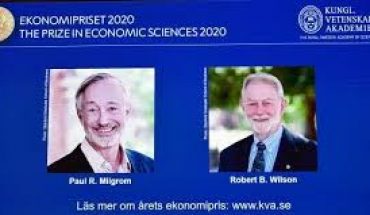 Le Nobel d’économie 2020 attribué à deux américains experts en théorie des enchères Le Nobel d’économie 2020 attribué à deux américains experts en théorie des enchères