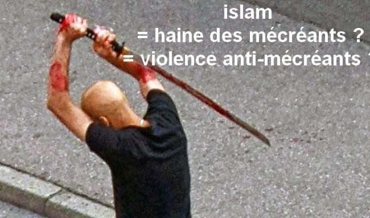 L’islam contient la violence dont les islamistes se servent.