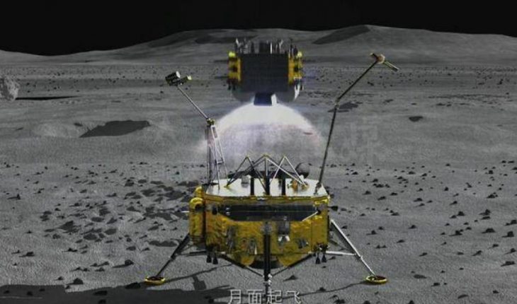 Espace : la Chine réussit a prélever des roches lunaires qui sont en route vers la Terre.