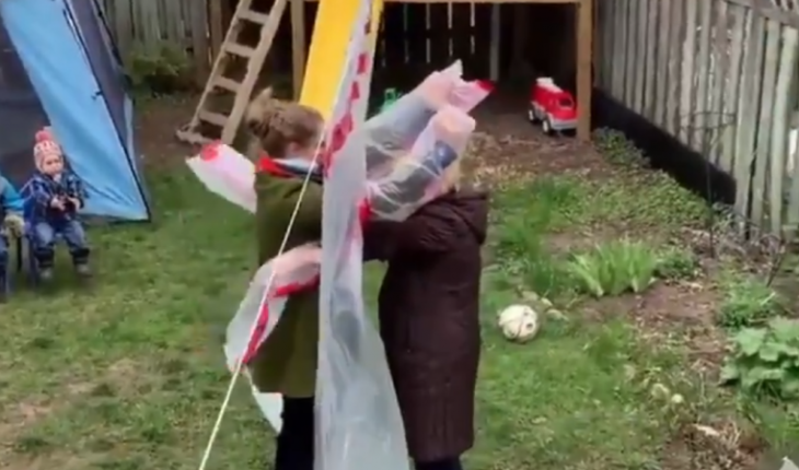 Rideau à câlins