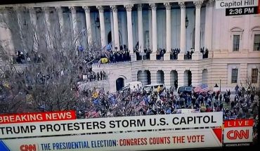 Etats-Unis : Les trumpistes prennent d’assaut le Capitole à Washington Etats-Unis : Les trumpistes prennent d’assaut le Capitole à Washington