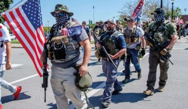 Etats-Unis : A quelques heures de l’investiture de Biden des manifestants armés investissent les rues Etats-Unis : A quelques heures de l’investiture de Biden des manifestants armés investissent les rues