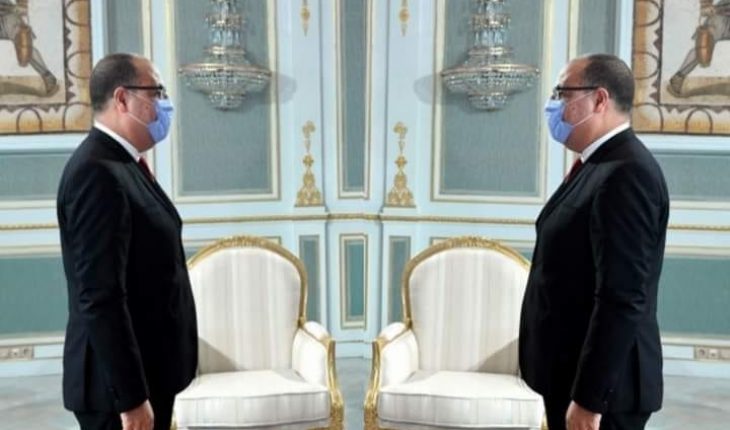 هشام المشيشي يستقبل هشام المشيشي في انتظار تعليمات سيدو الشيخ