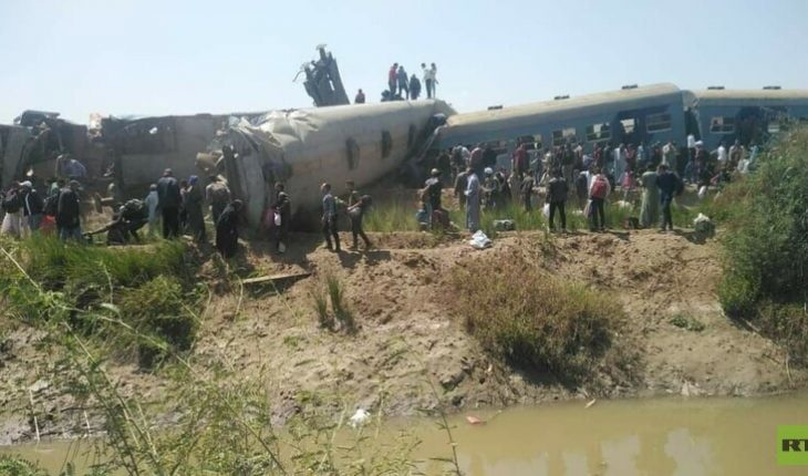Collision entre deux trains en Egypte : au moins 32 tués et 66 blessés