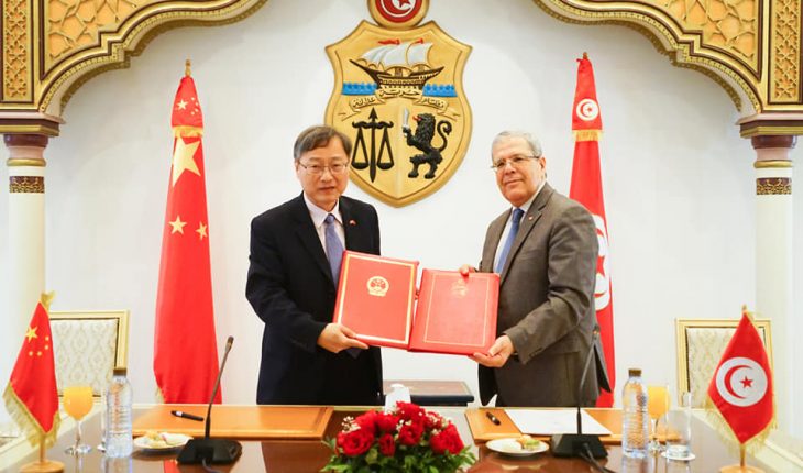 Tunisie/Chine : Signature de l’Accord de Coopération Economique et Technique