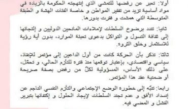 حركة مشروع تونس تدعو إلى تنظيم الإحتجاجات ضد ارتفاع الأسعار حركة مشروع تونس تدعو إلى تنظيم الإحتجاجات ضد ارتفاع الأسعار