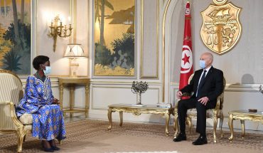 قيس سعيّد يستقبل الأمينة العامة للمنظمة الدولية للفرنكوفونيّة قيس سعيّد يستقبل الأمينة العامة للمنظمة الدولية للفرنكوفونيّة