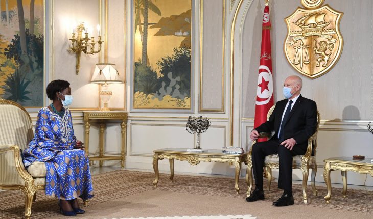قيس سعيّد يستقبل الأمينة العامة للمنظمة الدولية للفرنكوفونيّة