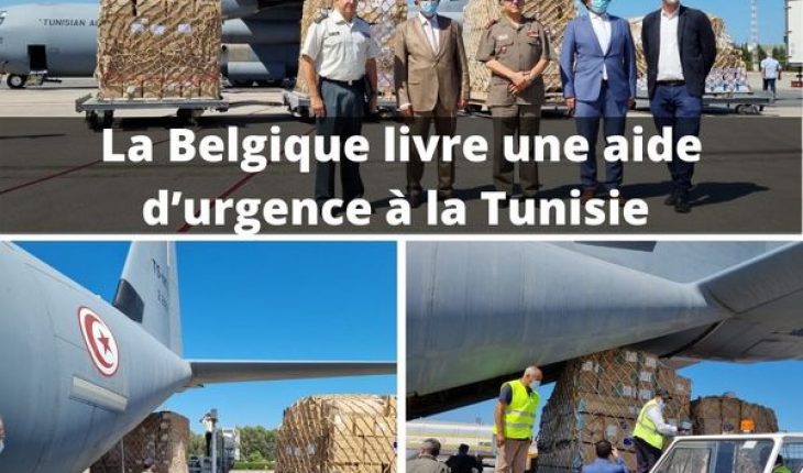 Covid-19 : La Belgique envoie une aide médicale d’urgence à la Tunisie
