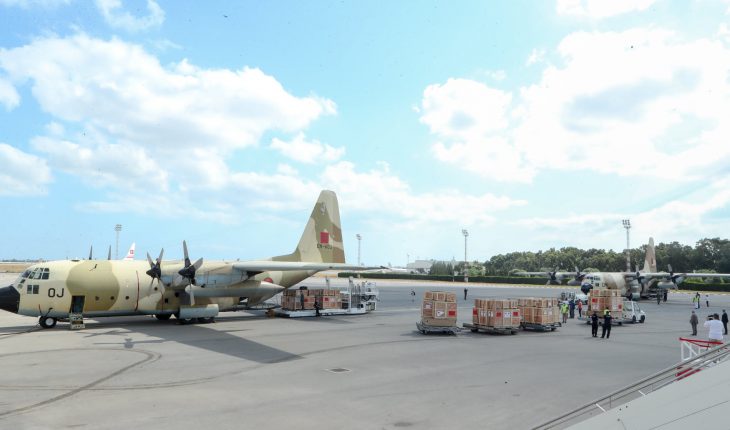 Covid-19 : 4 avions marocains d’aide médicale atterrissent à l’aéroport Tunis-Carthage