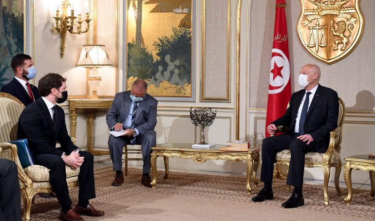 قيس سعيّد يؤكد للمبعوث الأمريكي أنه لا يوجد ما يدعو للقلق على قيم الحرية والعدالة والديمقراطية