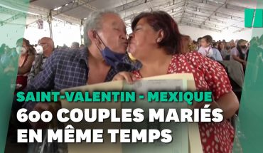 Mexique : Mariages collectifs de plus de 660 couples pour la Saint-Valentin Mexique : Mariages collectifs de plus de 660 couples pour la Saint-Valentin