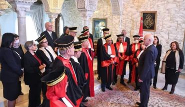 قيس سعيد يقول للقضاة : اليوم نعيش معركة تحرير وطني قيس سعيد يقول للقضاة : اليوم نعيش معركة تحرير وطني