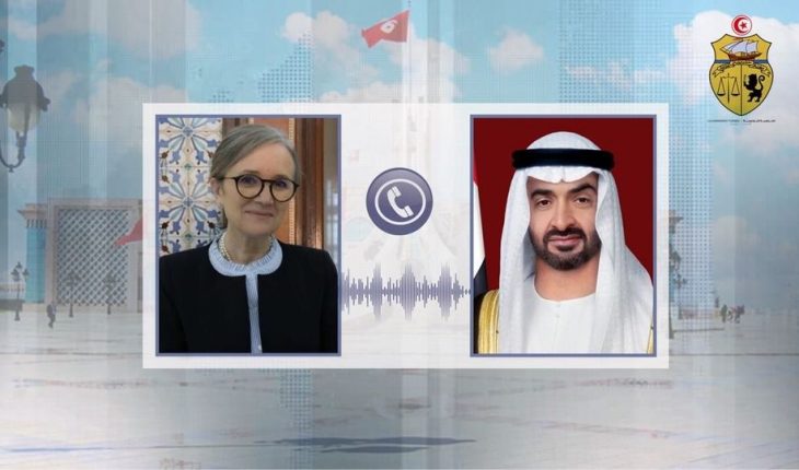 نجلاء بودن تهاتف ولي عهد أبوظبي