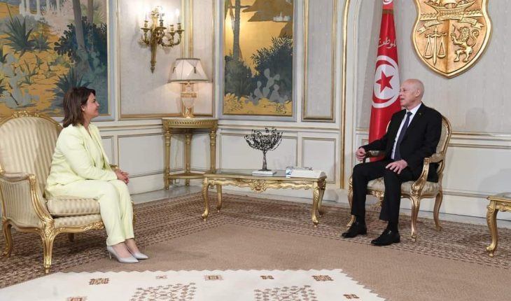 قيس سعيّد يستقبل وزيرة الخارجية والتعاون الدولي الليبية