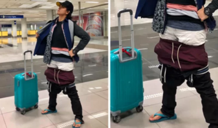 Une étudiante algérienne porte 2 kilos de vêtements pour ne pas payer de supplément à l’aéroport