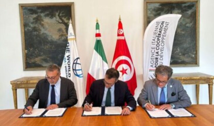 L’Italie et la Banque Mondiale  investissent 1 million d’€ pour soutenir le programme de réformes en Tunisie.