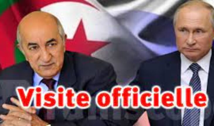 Abdelmadjid Tebboune en visite officielle de trois jours en Russie