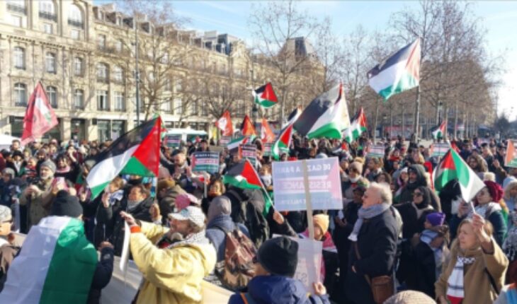 Une grande marche pour la Palestine s’élance de Paris vers Bruxelles