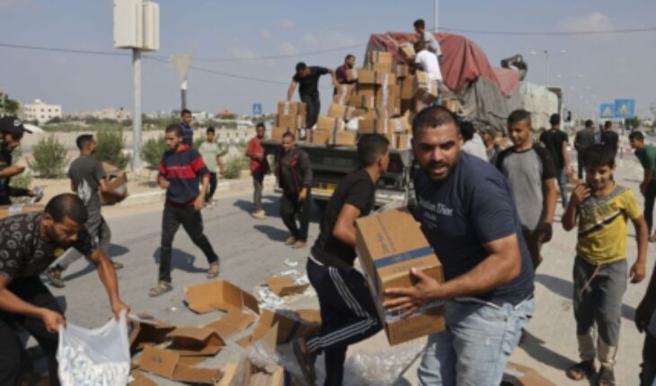 Des avions, de nationalité inconnue, larguent des aides humanitaires au centre et au sud de la bande de la bande de Gaza