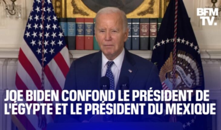 Joe Biden confond le président égyptien avec président mexicain