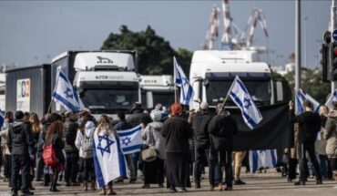 Des éléments de droite israélienne empêchent l’aide humanitaire d’entrer à Gaza Des éléments de droite israélienne empêchent l’aide humanitaire d’entrer à Gaza