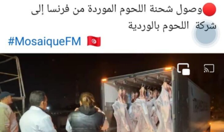 Tunisie de Kaïes Saïed : la viande congelée apparait applaudie par la foule