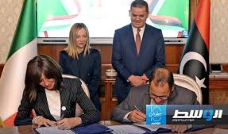 توقيع مذكرات تفاهم بين إيطاليا و ليبيا في التعليم والصحة والشباب والرياضة