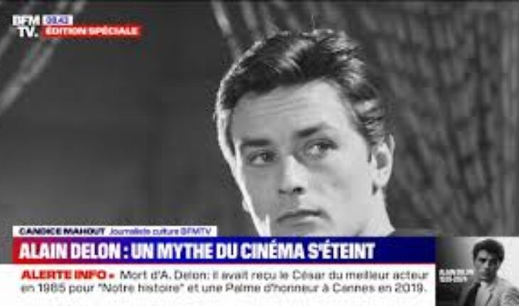 Alain Delon s’éteint à l’âge de 88 ans