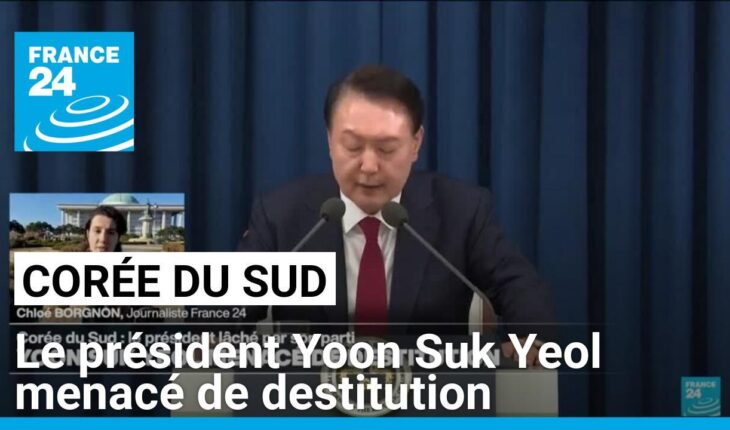 Corée du Sud : Une motion de destitution du président va être votée samedi au Parlement