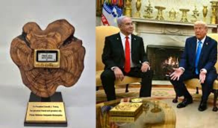 Benyamin Netanyahou offre un bipeur en or à Donald Trump
