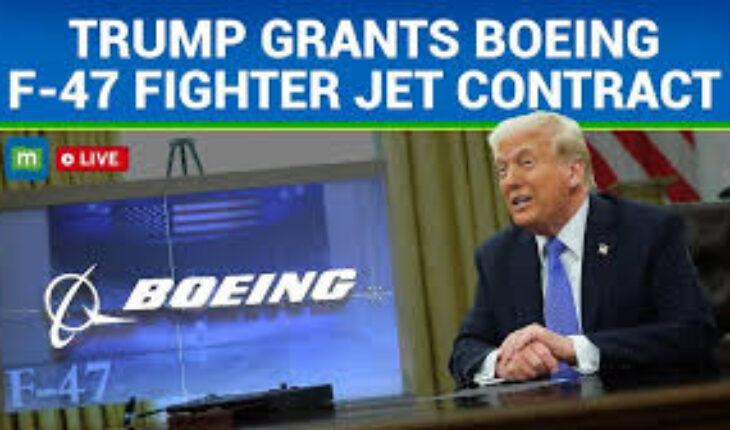 Trump annonce un contrat avec Boeing pour une nouvelle génération d’avions de combat furtifs