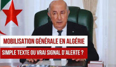 Loi sur la “mobilisation générale” : l’Algérie se prépare-t-elle à une guerre ? Loi sur la “mobilisation générale” : l’Algérie se prépare-t-elle à une guerre ?