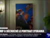À la Maison-Blanche, Donald Trump remplace un portrait d’Obama par le sien