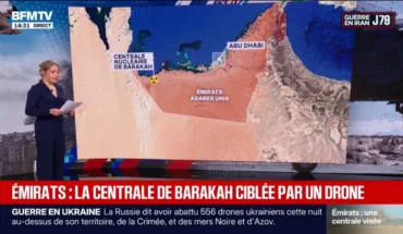 Une frappe de drone provoque un incendie près d&rsquo;une centrale nucléaire aux Émirats arabes unis