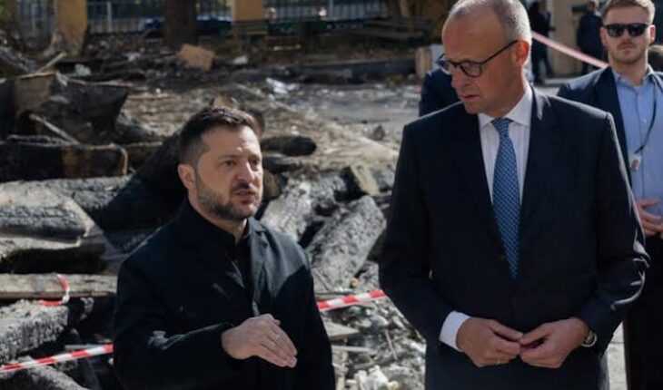 L’arrivée du chancelier allemand à Kiev : «Les meurtriers reviennent sur les lieux du crime» L’arrivée du chancelier allemand à Kiev : «Les meurtriers reviennent sur les lieux du crime»