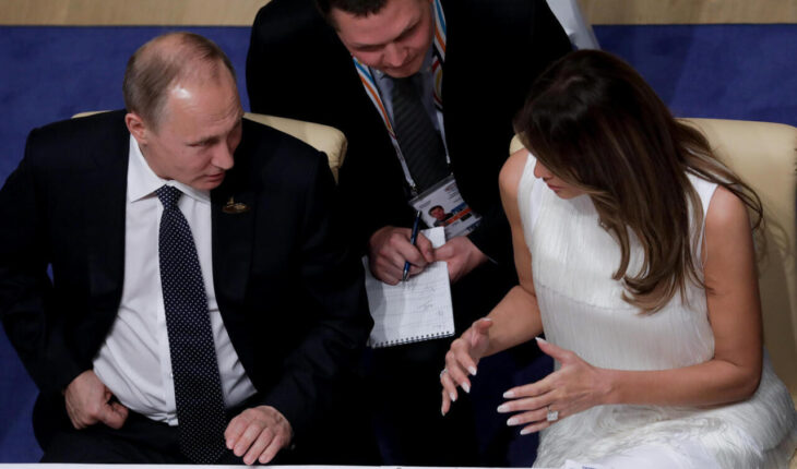 Poutine transmet un message spécial à la Première dame des États-Unis